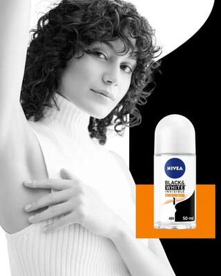 Дезодорант-антиперспирант шариковый Nivea Black & White Invisible Ultimate Impact Черное и Белое Невидимый Extra 48h (83490), 50 мл