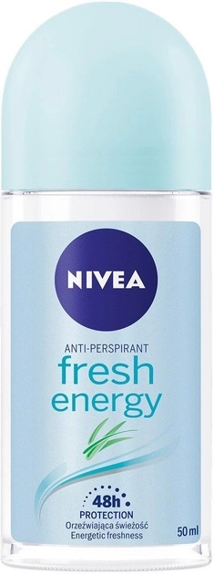 Дезодорант-антиперспирант шариковый Nivea Fresh Energy Энергия свежести 48h (83754), 50 мл