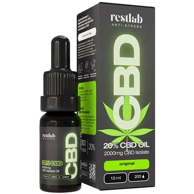 Олія CBD 20% Restlab краплі, 10 мл