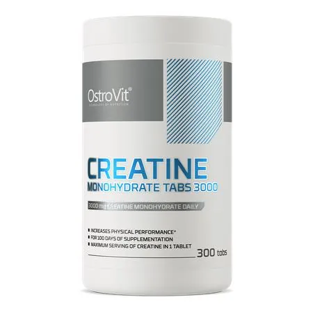 Креатин моногідрат OstroVit Creatine Monohydrate Tabs 3000, 300 таблеток