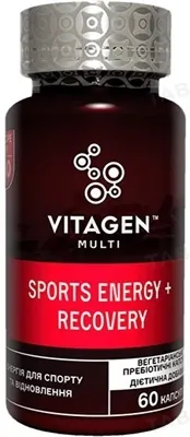 Вітаджен №30 SPORTS ENERGY + RECOVERY капсули №60 у флак.