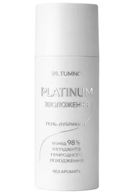 Гель-лубрикант In.Tumno Platinum без аромату, 80 мл