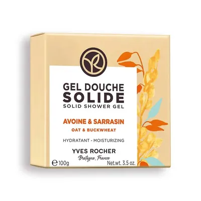 Гель для душу Yves Rocher Золоті Злаки твердий брусок, 100 г
