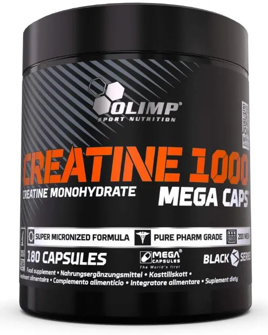Креатин Olimp Creatine 1000 Mega Caps, 180 капсул