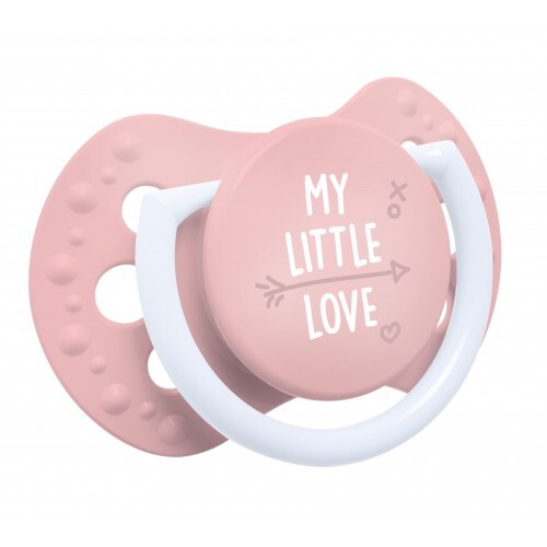 Пустушка силіконова Lovi My Little Love динамічна, 22/847girl, 0-2 місяці, 2 шт