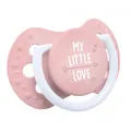 Пустушка силіконова Lovi My Little Love динамічна, 22/847girl, 0-2 місяці, 2 шт
