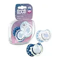 Пустушка силіконова Lovi Night & Day динамічна, 22/811boy, 6-18 місяців, 2 шт