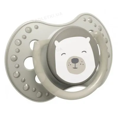 Пустушка силіконова Lovi Buddy bear динамічна, 22/862, 0-2 місяці, 2 шт