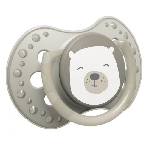 Пустушка силіконова Lovi Buddy bear динамічна, 22/863, 0-3 місяці, 2 шт