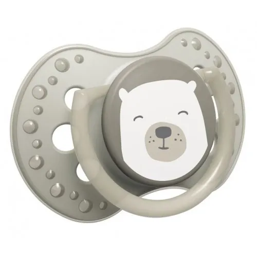 Пустушка силіконова Lovi Buddy bear динамічна, 22/863, 0-3 місяці, 2 шт