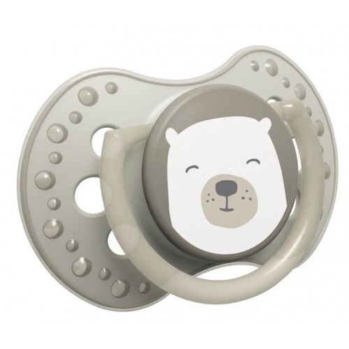 Пустушка силіконова Lovi Buddy bear динамічна, 22/865, 6-18 місяців, 2 шт