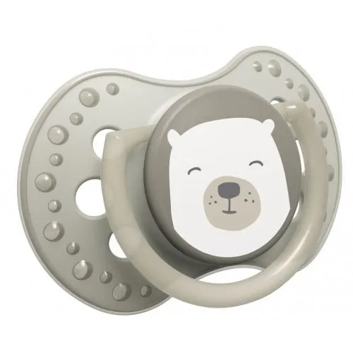 Пустушка силіконова Lovi Buddy bear динамічна, 22/865, 6-18 місяців, 2 шт