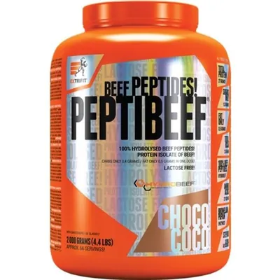 Протеїн яловичий гідролізат Extrifit PeptiBeef Beef Peptides! шоколад - кокос, 2 кг