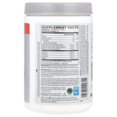 Амінокислоти Scivation Xtend BCAAs Strawberry - Kiwi, 30 порцій