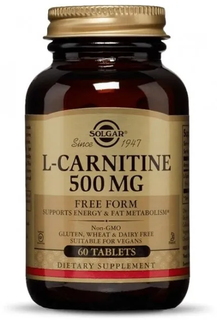 L-карнітин Solgar L-Carnitine 500 мг таблетки №60