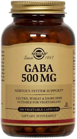 Solgar ГАМК GABA 500 мг, 100 капсул