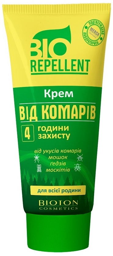 Крем Bioton Cosmetics BioRepellent от комаров, 75 мл