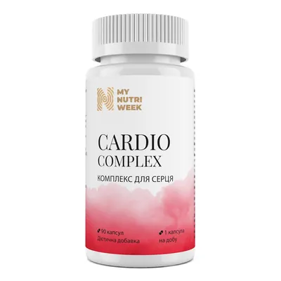 Комплекс для серця My Nutri Week Cardio Complex, 90 капсул