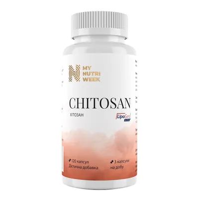 Хітозан My Nutri Week Chitosan, 120 капсул