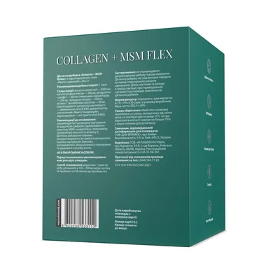 Колаген + MСM Флекс My Nutri Week Collagen + MSM Flex, 30 саше