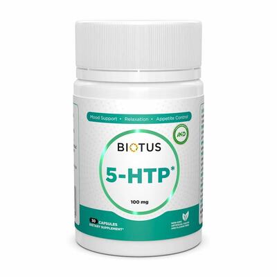 5-HTP (5-гидрокситриптофан) Biotus 5-HTP капсулы по 100 мг №30
