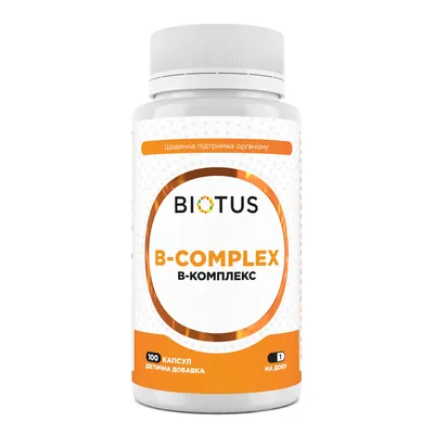 B-комплекс Biotus B-complex капсули №100