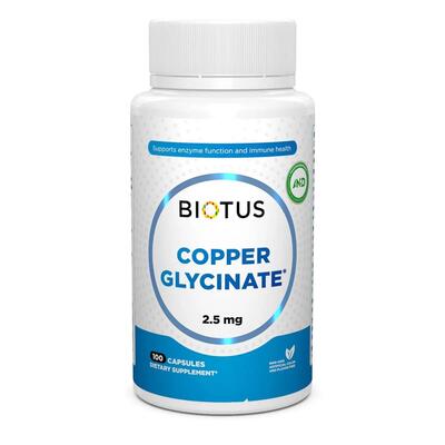 Медь Biotus Copper капсулы по 2,5 мг №100