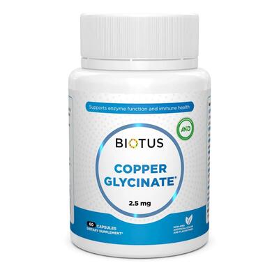 Медь Biotus Copper капсулы по 2,5 мг №60