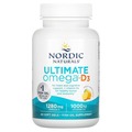 Омега-3+ D3 Nordic Naturals Ultimate Omega-D3 1280 мг/1000 МО, 60 капсул