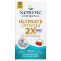 Омега Nordic Naturals Ultimate Omega 2X Mini 1120 мг, клубника, 60 капсул