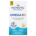 Омега-3D Nordic Naturals Omega-3D 690 мг/1000 МЕ, 60 капсул