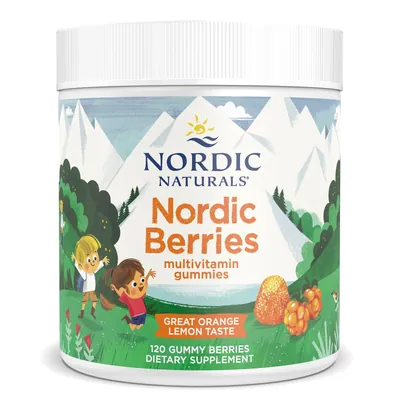 Вітаміни для дітей Nordic Naturals Nordic Berries, 120 жувальних пастилок