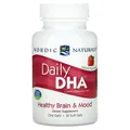 Дієтична добавка Nordic Naturals Daily DHA для підтримки настрою та здоров’я мозку, полуниця, 30 капсул