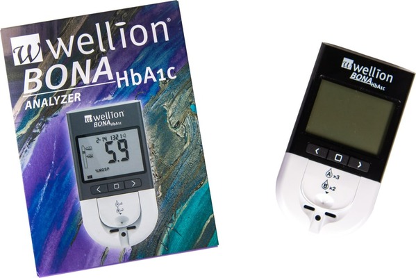 Портативний аналізатор Wellion Bona HbA1c глікованого гемоглобіну