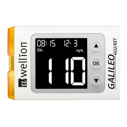 Набор Wellion Galileo GLU/KETplus для тестирования глюкозы и кетонов в крови, белый, ммоль/л