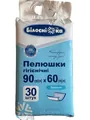Пелюшки Білосніжка одноразові гігієнічні захисні 90 см x 60 см, 30 шт