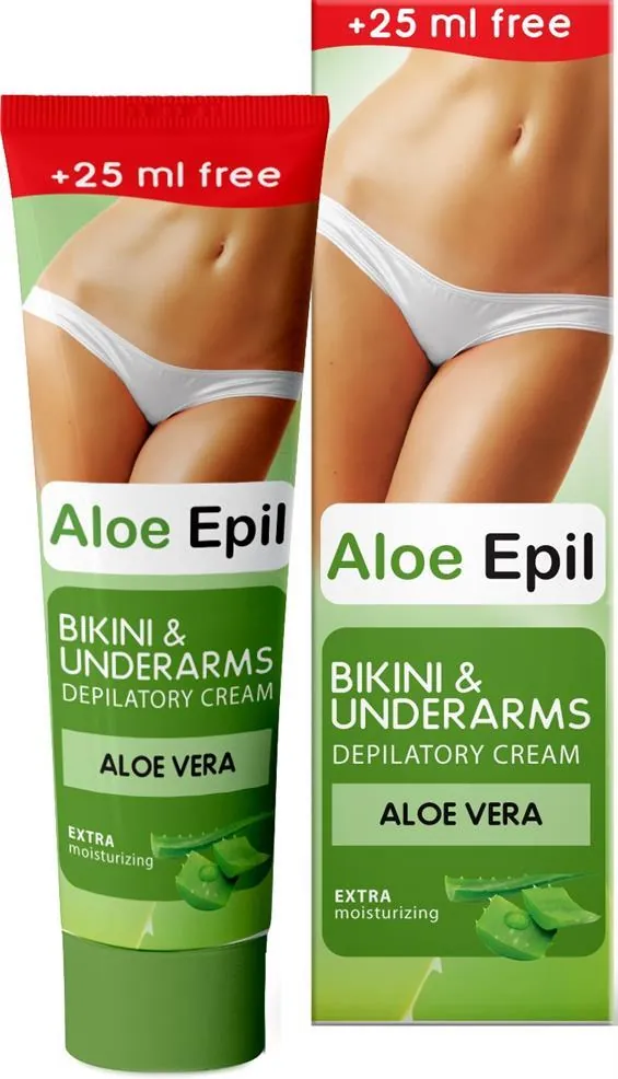 Крем Aloe Epil для депіляції зони бікіні і пахв, 125 мл