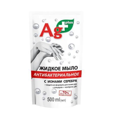 Мило рідке Elfa Pharm Ag+ Антибактеріальне, дой-пак, 500 мл