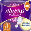 Прокладки гигиенические Always Platinum Normal, 3 капли, 1 размер, 30 шт