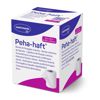 Бинт когезивный Peha-haft фиксирующий 6 см х 4 м