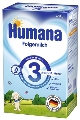 Смесь сухая молочная Humana 3 с пребиотиками для последующего кормления детей с 10 месяцев, 600 г