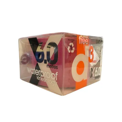Кінезіо тейп D3 X6.0 Xtreme водонепроникний 6 м х 5 см, рожевий