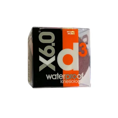 Кінезіо тейп D3 X6.0 Xtreme водонепроникний 6 м х 5 см, рожевий