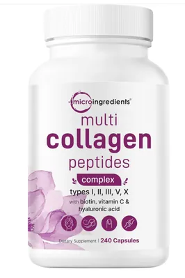 Мультиколагеновий комплекс для жінок Micro Ingredients Multi Collagen Complex for women, 240 капсул