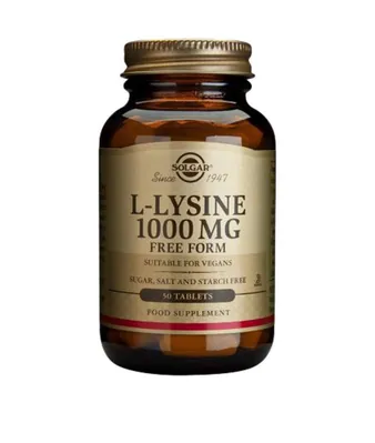 L-лізин Solgar L-Lysine 1000 мг таблетки №50