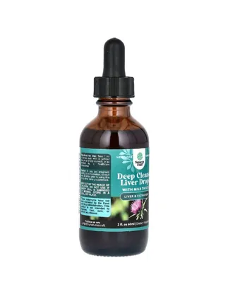 Трав?яна суміш для очищення печінки з розторопшею Nature's Craft Deep Cleanse Liver Drops with Milk Thistle, 60 мл