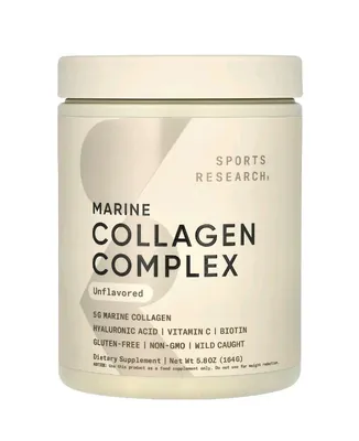 Морський колаген комплекс Sports Research Marine Collagen Complex з нейтральним смаком, 164 г