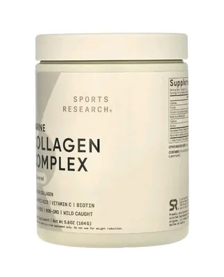Морський колаген комплекс Sports Research Marine Collagen Complex з нейтральним смаком, 164 г