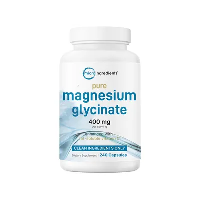 Магнію Гліцинат Micro Ingredients Magnesium Glycinate, 240 капсул