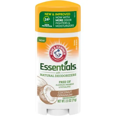 Дезодорант Arm & Hammer Essentials кокос і герань, 71 г